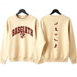 Fourth Wing Double-Sided Sweatshirts Basgiath War College Clothing Dragon Rider Sweatshirt Book Lover Men Women Fashion Tops