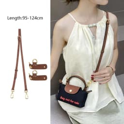 Shoulder Strap For Longchamp Mini Pouch Handbag Slung Bag Shoulder Strap Bag Belt Without Punching Modification Bag Accessories