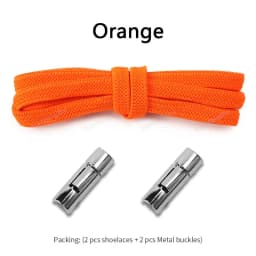 New Elastic Laces Sneakers Round Press Lock Shoelaces Without ties Kids Adult No Tie Shoelace Rubber Bands Shoes Accessories