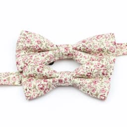 Cotton Floral Parent-Child Bowtie Set Bow Tie Necktie For Men Wedding Party Business Suits Gravata Pink Yellow Butterfly Cravats