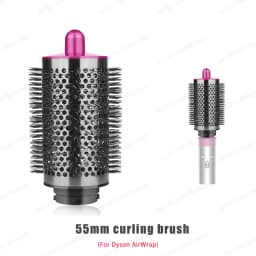 Round Volumizing Brush 20/38/55MM for Dyson for Airwrap HS01/HS05 Volumizer Curling Brush Attachment Rose&Gold Oval Round Brush