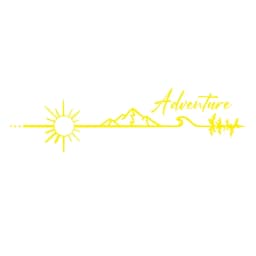 Camping Outdoors Adventure Vinyl Sticker Camper Van SUV Decoration Decals Car Window Door Vinyl Decals Decor