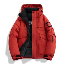 Winter Parkas Men's New Graphene Self Heating Down Cotton Jacket Autumn Men's Mountaineering Jacket Outdoors Waterproof Coat