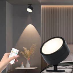 3 color temperature LED timed remote control night cross-border remote control charging household ornament lighting circular rot