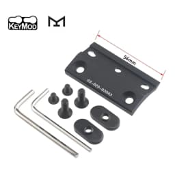 Tactical ARIS Series Surefire M300 M600 Offset Scout Mount Fit 20mm Ml-k Keymod SMR Rail Base for M600B M951 M620 Flashlight