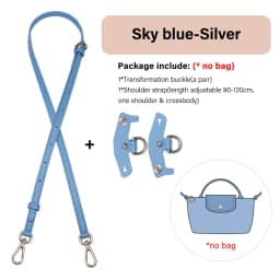CRAZYSMITH Bag Transformation Bag Accessories for Longchamp Mini Bag Straps Punch-free Genuine Leather Shoulder Strap Crossbody