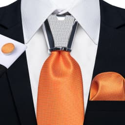 DiBanGu Business Plaid Black Solid Luxury Elegant Silk Ties for Men Designer Tie Buckle Handkerchief Cufflinks Wedding Accessory