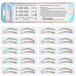 2024 Disposable Eyebrow Design Stencil Eyebrow Tint Airbrush Auxiliary Sticker for Brows Shaping with Single EyebrowsType Option