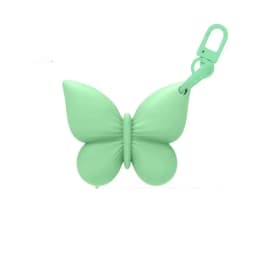 Silicone Butterfly Shaped Lip Balm Holder Keychain Cute Design Multiple Colors Perfect For Handbag Backpack Daily Travel Use