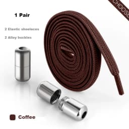 Alloy Lock No Tie Shoe Laces Flat Shoelaces for Sneakers Elastic Laces Without Ties Kids Adult Quick Lace for Shoes Rubber Bands