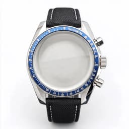 39.7mm Case Watches Metal Case Fits VK63 Movement Accessories Sapphire Glass Equipped With Bezel And Strap VK63 Dial