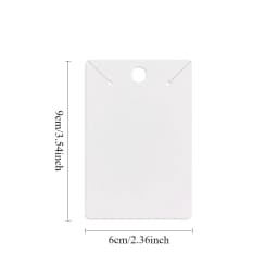 50pc 6x9cm Self-adhesive Plastic Cello Bag Earrings Display Necklaces KeyChain Cards for DIY Making Cardboard Jewelry Packaging