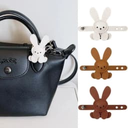 New Little White Rabbit Bags Charm Cute White Pendant Bag Decoration Accessory Handmade Adjustable Cute Bunny Bags Pendant Decor