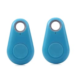 1/2pcs Mini Fashion Smart Dog Pets Bluetooth 4.0 GPS Tracker Anti-Lost Alarm Tag Wireless Child Bag Wallet Key Finder Locator