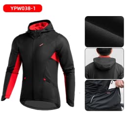 ROCKBROS Winter Warmer Bicycle Jackets Windproof Thermal Fleece Bike Tops Coat Men Women MTB Road Sports Cycling Jerseys Jacket