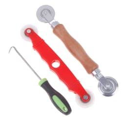 3Pcs Window Screen Accessories Screen Door Mesh Pressing Wheel Kit Window Install Tools Press Screen Pulley Roller Repair Tools