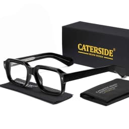 CATERSIDE Fashion Simple Men Sunglasses Roughly Framed Design Sun Glasses Women Outdoor Party Vacation Travel Driving Eyeglasses