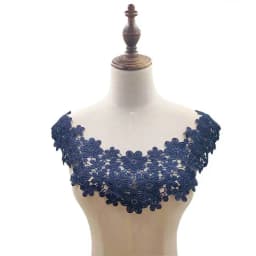 Lace Floral Embroidery Fabric Fake Collar for Needlework White Embroidery Lace Fabric Applique DIY Dress Sewing Supplies Craft