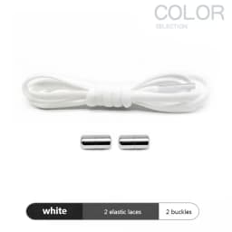 4Pcs/1Pair 100cm Elastic No Tie Shoelaces Metal Lock Shoe Laces For Kids Adult Sneakers Quick Shoelaces Semicircle Shoestrings