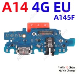 Dock USB Charger Board Port Connector Charging Flex Cable For Samsung Galaxy A14 A15 A16 A17 A145F A145P A146B US EU 4G 5G