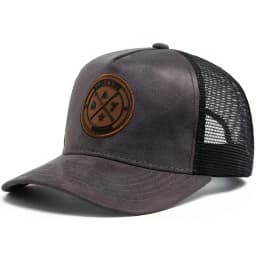 Unisex 5 panel Mesh Suede Trucker Hat Men Baseball Cap Spring Summer Breathable Sports Hats