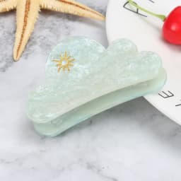 New Ramadan Dreamy Cloud Hair Clip with Cloud Hair Clipper Acrylic Headpiece and Back of Head Hair Clipper