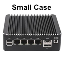 Topton Solid Fanless Mini PC Intel N150 N95 4417U i5-8250U i3 8145U 4 LAN i226-V 2.5G desktop pfSense Firewall Mini Computer