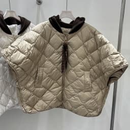 Schinteon Women's 90% White Duck Down Irregular Vest with Knitted Hood Sleeveless Jacket Fashionable Autumn Winter Cape 2026 New