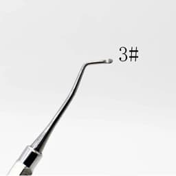 1 Pc Dental Restorative Excavator Double Ended Spoon Oral Care Tooth Cleaning Excavator Spoon Double Ends Stainless steel