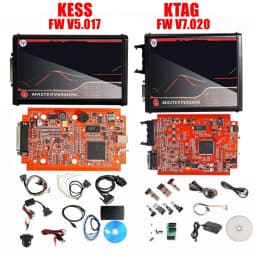 KESS V2.80 V5.017 KTAG 4LED V7.020 V2.25 Online Red PCB No Token OBD2 Manager V2 ECU Programmer Tool Murata's Filter