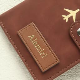 Takeoak Personalized Name Passport Holder Credit Card Wallet Leather Passport Book Suede Passport Cover Travel Accessories