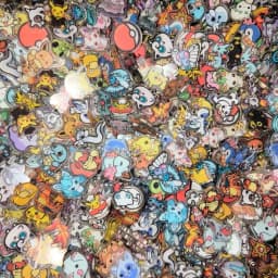 50PCS 3 Types Pocket Monsters Anime Kawaii Double-Decker Acrylic Sheet Collection Cartoon Periphery DIY Phone Case Gift