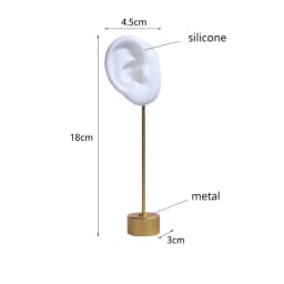 Earring Display Stand Ear Model Ear Clip Stud Jewelry Display Organizer Holder Window Counter Ear Stud Showcase Props