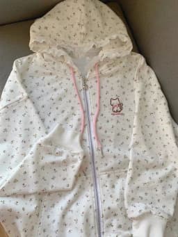 2000s American Vintage Polka Dot Sweatshirts New Spring Fashion Letter Print Hooded Women Y2k Sweet Loose Casual Jacket 2026 New