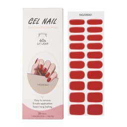 16/20/22Tips Semi-Cured Gel Nail Patch Adhesive Sliders Long Lasting Full Gel Nail Stickers DIY Manicure Harden In UV Lamp Need
