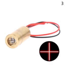 Copper Laser Head 650nm 9mm 3V 50mW Laser Cross Diode Module Red Laser Electronic Measuring Instruments 3Types