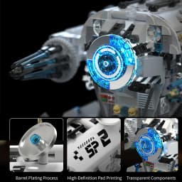 Technical Programming Hexapod Robot Science Fiction War Machine Building Blocks City Remote Control Robots MOC Bricks Toys Gift