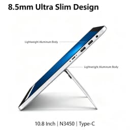 10.8'' Windows 10 Tablet PC CWI540 N4020 CPU 4GB RAM 64GB ROM 1.10GHz Quad Core 1920x1200 IPS Screen