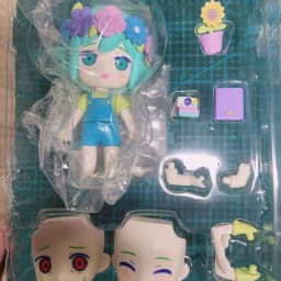 The Omori  Figure Anime Basil Chibi Figure PVC Action Model Toys Anime Figure