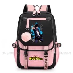 My Hero Academia Anime Print Student Backpack Lightweight Casual Daypack for Girls School Travel