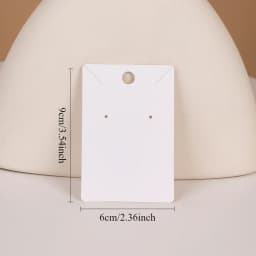 50pcs 6x9cm Self-adhesive Plastic Cello Bag Earrings Display Necklace KeyChain Cards For DIY Making Jewelry Packaging Cardboard