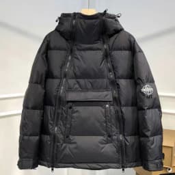 Winter New Style Men's Hooded down Cotton Jacket Fashionable Casual Versatile Bread Style Couple's Popular Korean Version