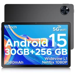 Global Version DOOGEE U11 Pro Android 16 2 in 1 Tablet PC 11 inch Ultra-clear 90Hz Display 30GB(6+24) 256GB 8580mAh Battery Tablet Pad PC