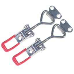 Heavy Duty Adjustable Toolbox Case Metal Toggle Latch Catch Clasp Quick Release Anti-Slip Clamp Hasps for Tools Storage
