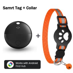 Smart Location Tag Works with Google Find Hub Android Bluetooth Anti-Lost Tracker With Cat Collar Item Finder Wallet Pets Bags