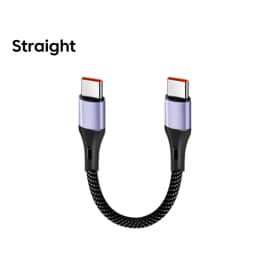 15CM 30CM Short Elbow USB C Cable 66W USB A To Type C Fast Charging Cable for iphone 15 16 Huawei Samsung Xiaomi Power Bank Cord