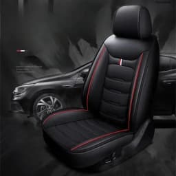 Auto Set Car Seat Covers PU Leather Signle Front Split Protector Four Season Universal Fit Most Car SUV Car Accessories