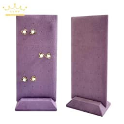 Earrings Display Orgnaizer 40 Holes High Quality Velvet Jewelry Rack Ear Stud Storage Holder for Home Dresser Multiple Colors