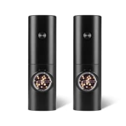 Electric Salt And Pepper Grinder With Adjustable Coarseness Refillable Mill Battery Powered Kitchen Automatic Gadget