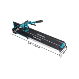 SucceBuy Manual Tile Cutter Laser Positioning Single Rail W/ Supporting Feet Professional Push Knife for Cutting Ceramic